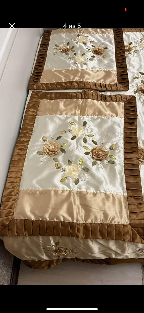 Bedspread with pillowcases for a double bed — photo 2