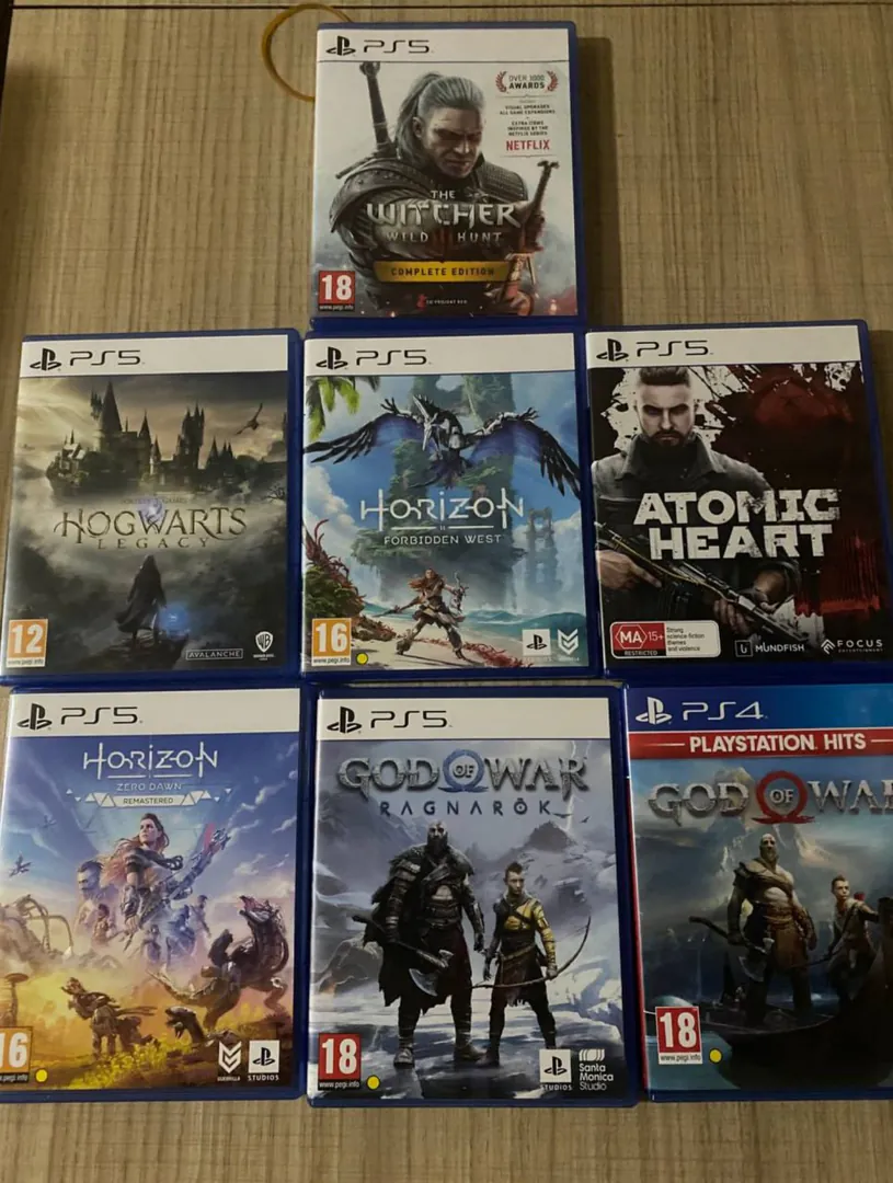 PlayStation 5 და PS4-ის თამაშების კომპლექტი — ფოტო 1