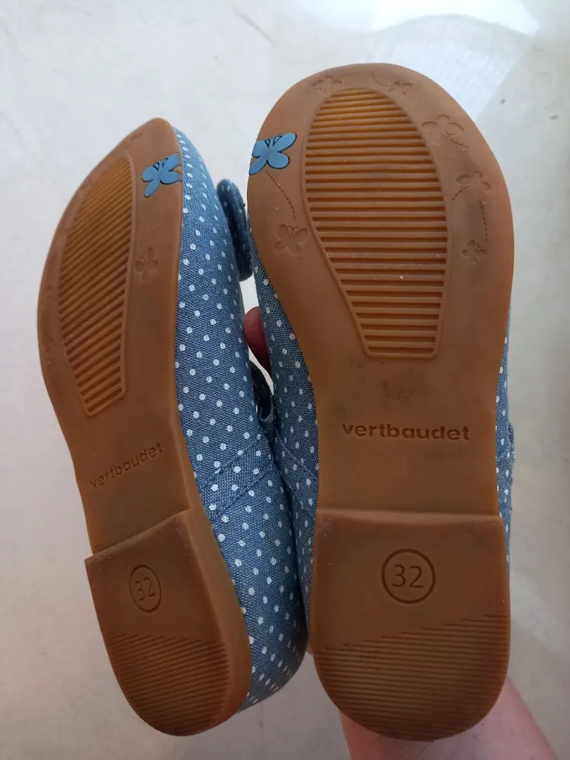 Children's leather ballet flats-sandals, size 32 — photo 1