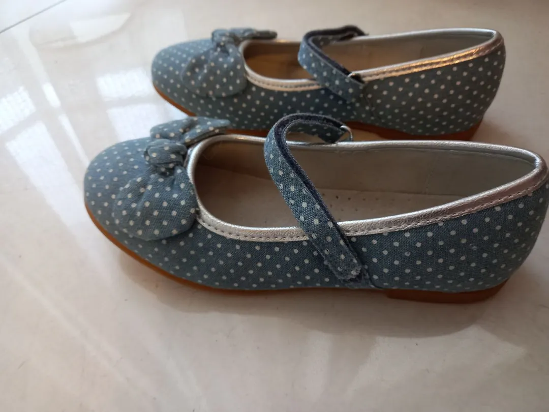Children's leather ballet flats-sandals, size 32 — photo 2