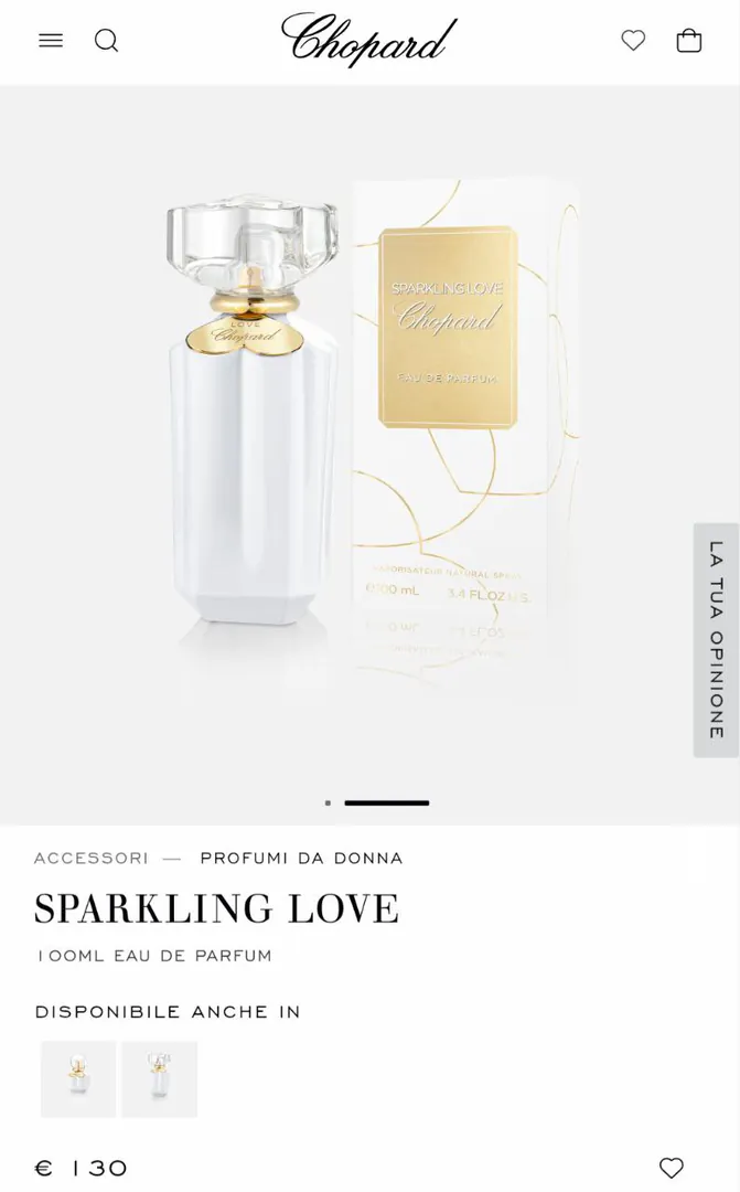 Chopard SPARKLING LOVE perfume 100ml — photo 1