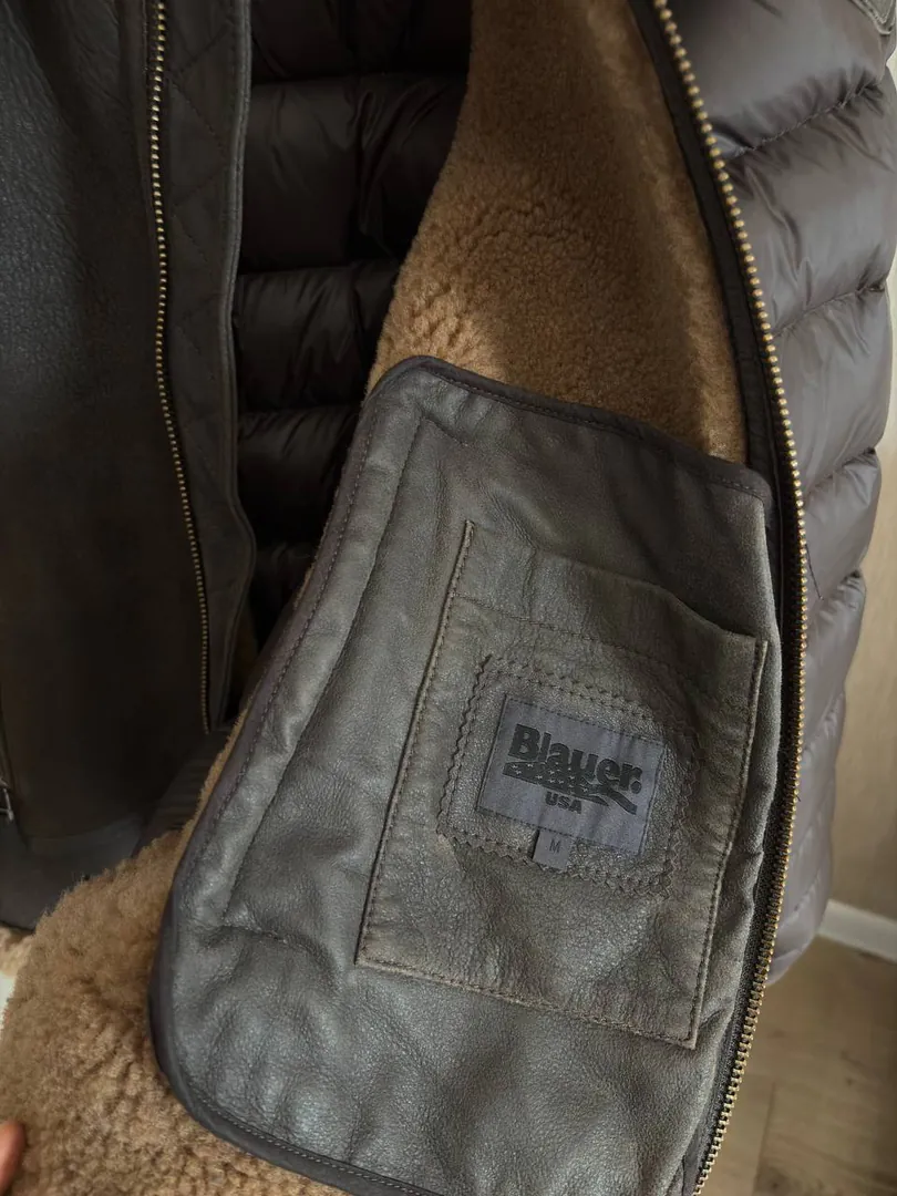 Мужская дубленка Blauer USA — фото 1