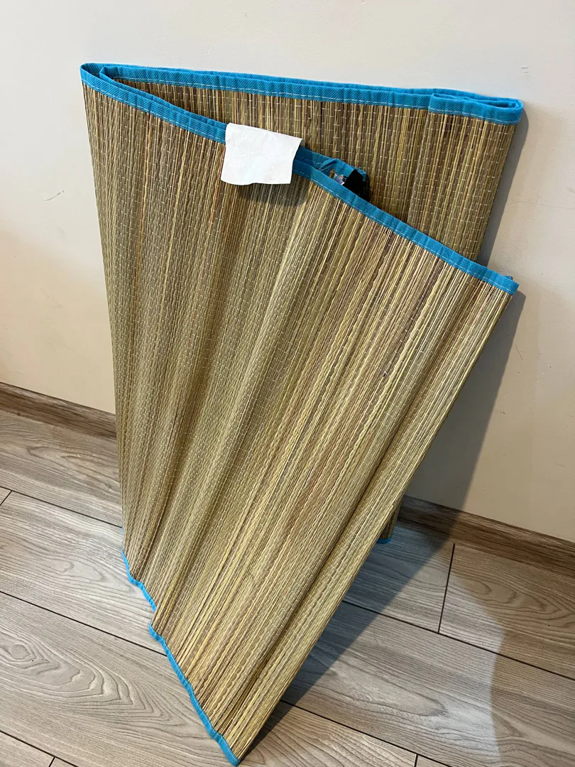 Straw mat for beach and fitness — photo 1