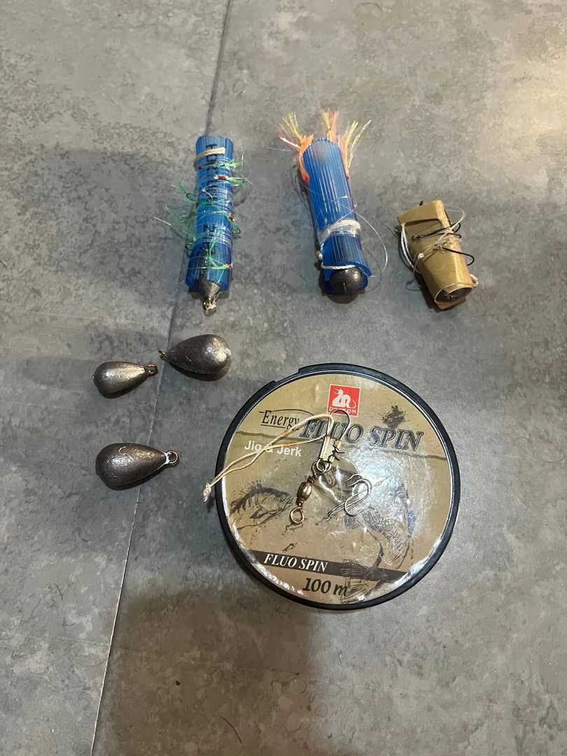 Two fishing rods with reels and tackle — photo 1