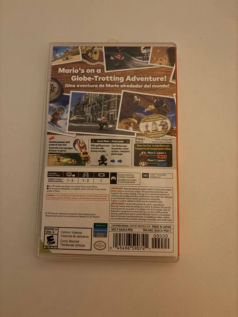 Картридж Super Mario Odyssey для Nintendo Switch — фото 2