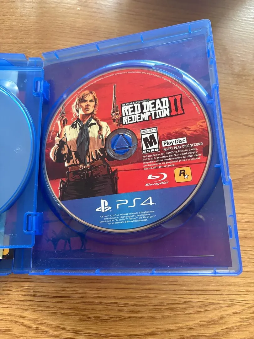 დისკი PS4-ისთვის Red Dead Redemption 2 — ფოტო 1