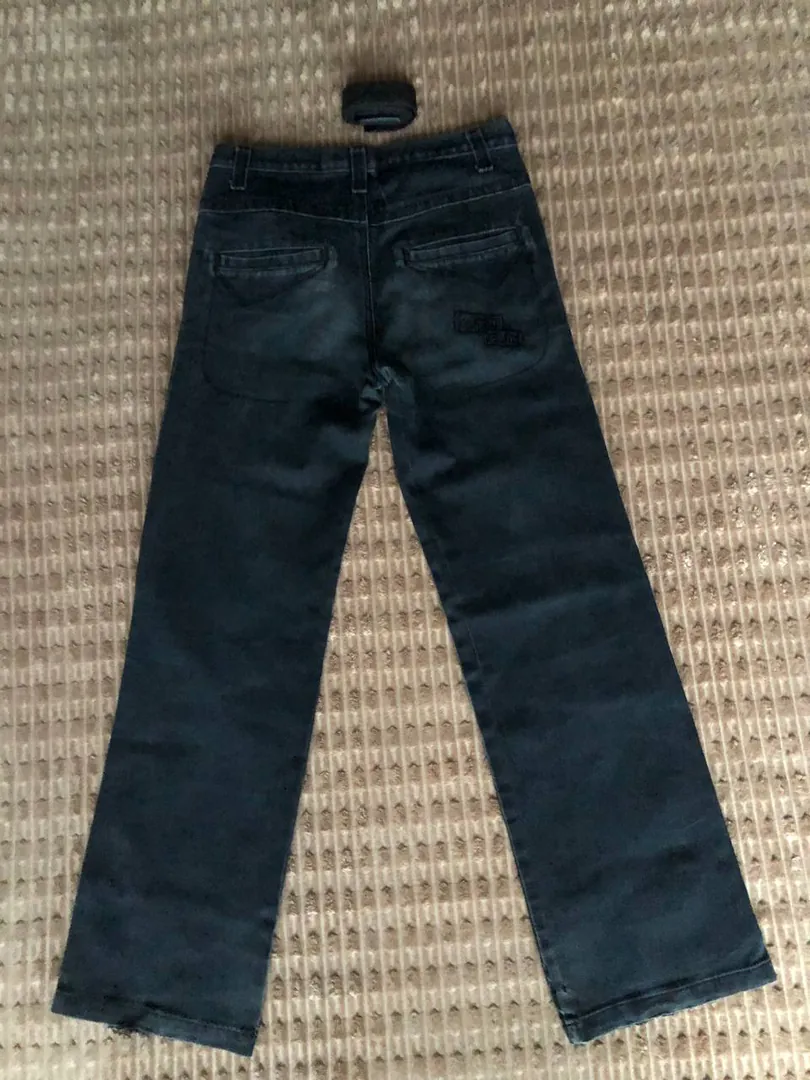 Children's set: denim trousers and shirt (size 140-152) — photo 1
