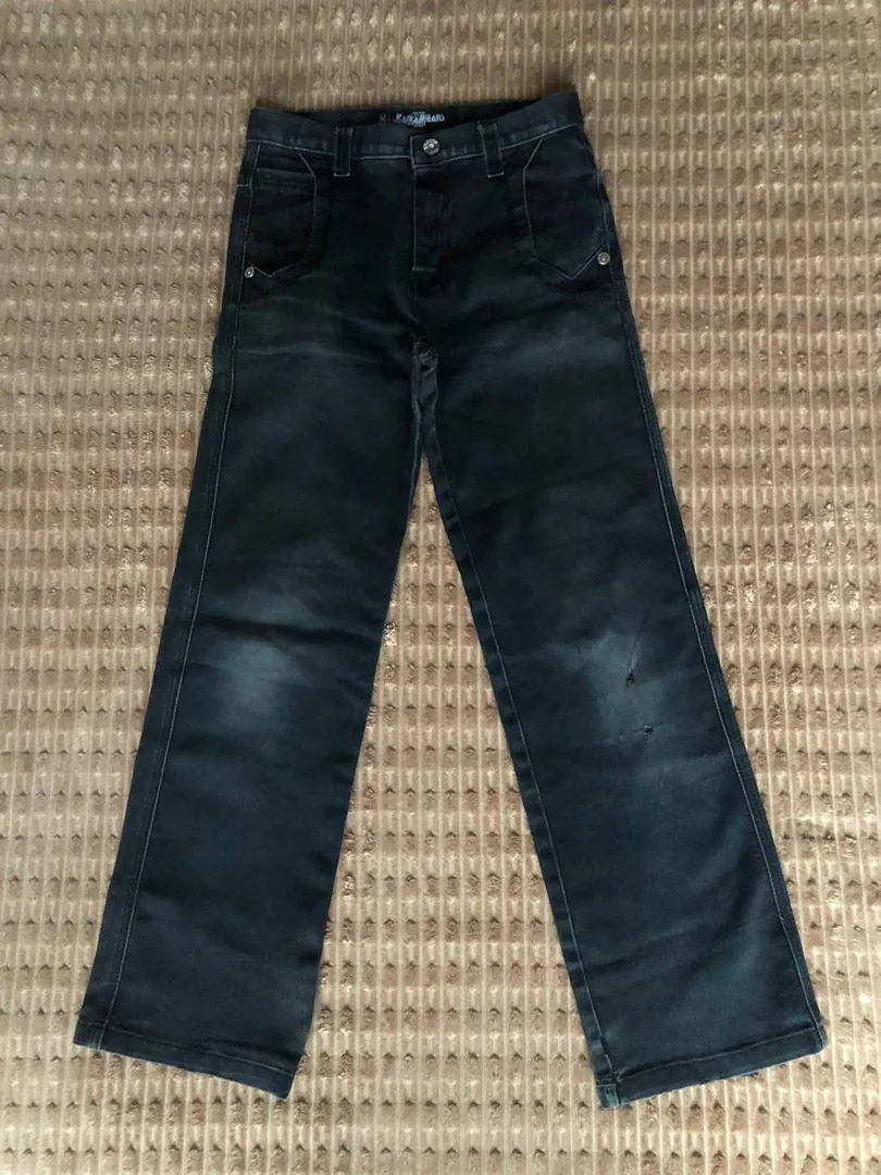 Children's set: denim trousers and shirt (size 140-152) — photo 2