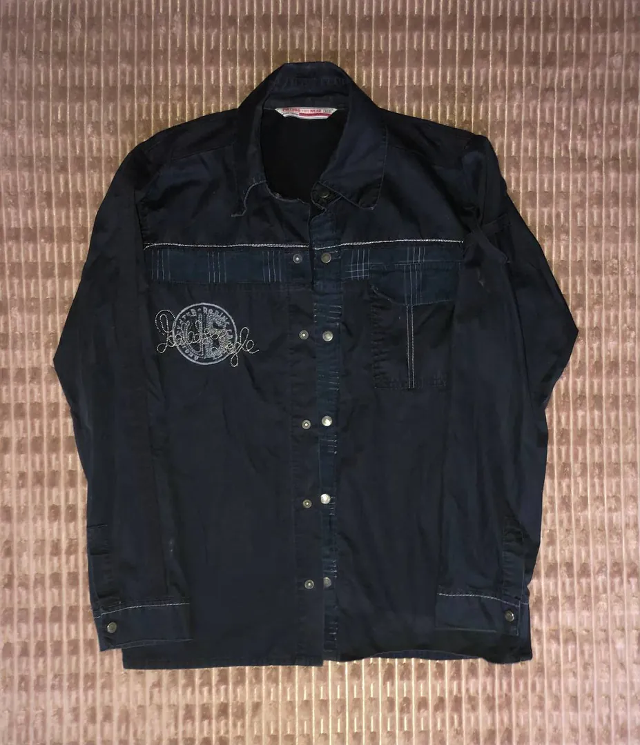 Children's set: denim trousers and shirt (size 140-152) — photo 3