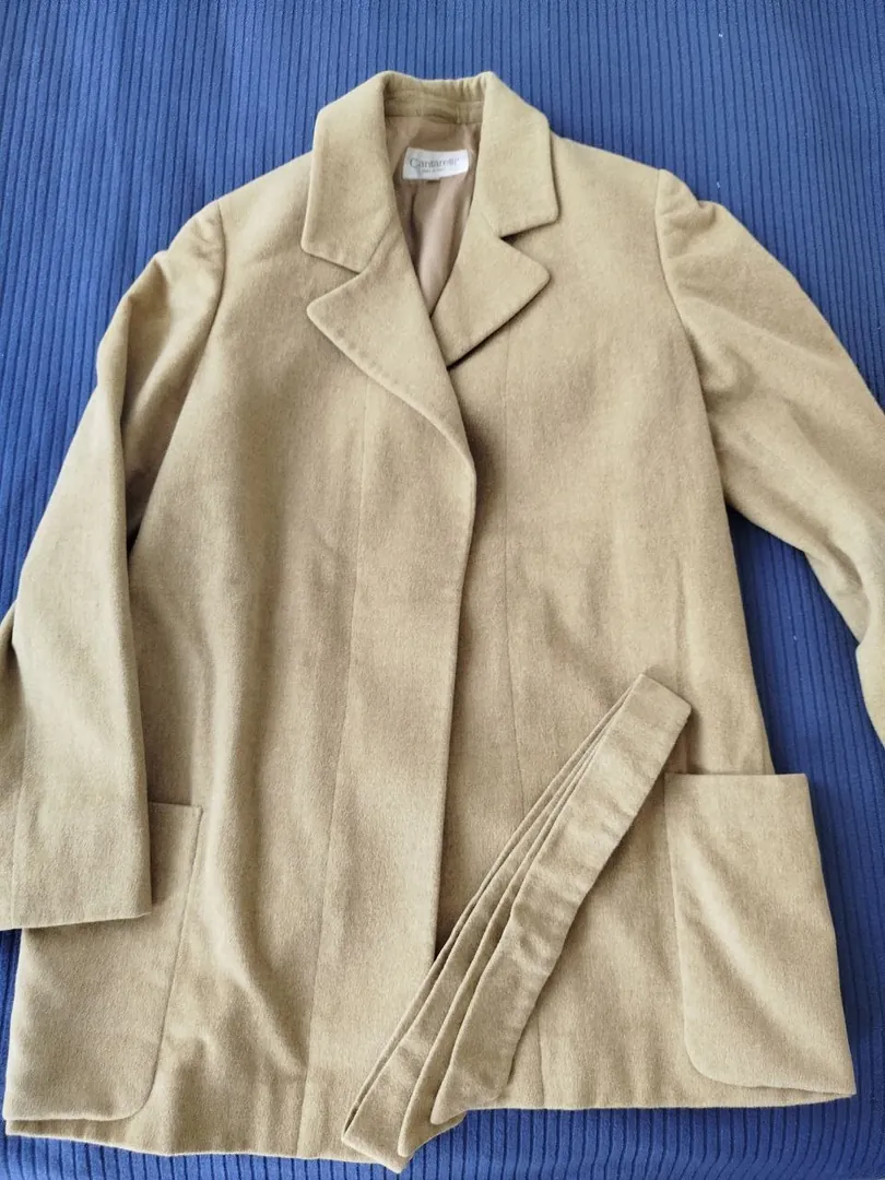Cantarelli cashmere half-coat olive 44-46 — photo 2