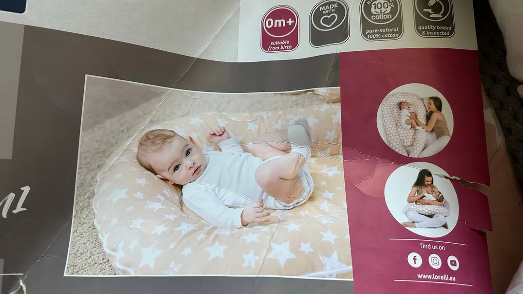 Cocoon pillow for pregnant women and newborns with a pillowcase — photo 3
