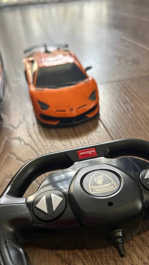 5 remote control toy cars BMW Bugatti McLaren Lamborghini — photo 1
