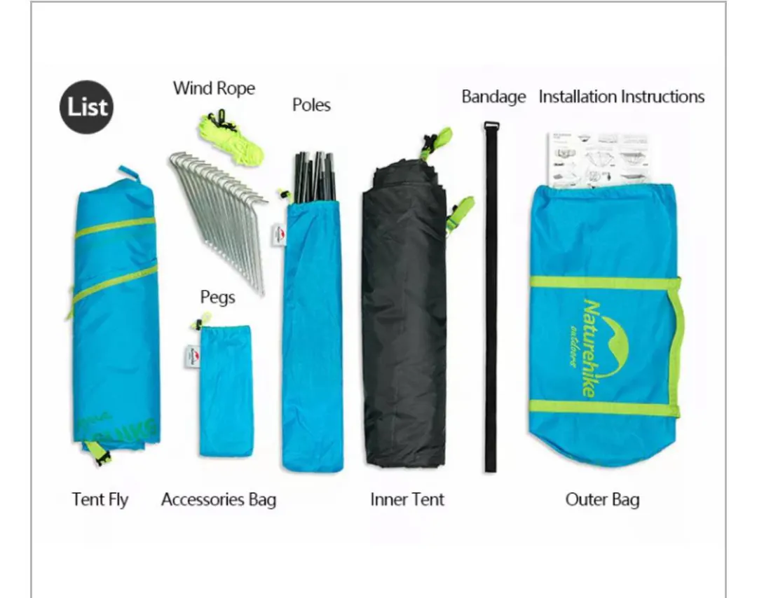 Naturehike P-series 3-person tent — photo 4