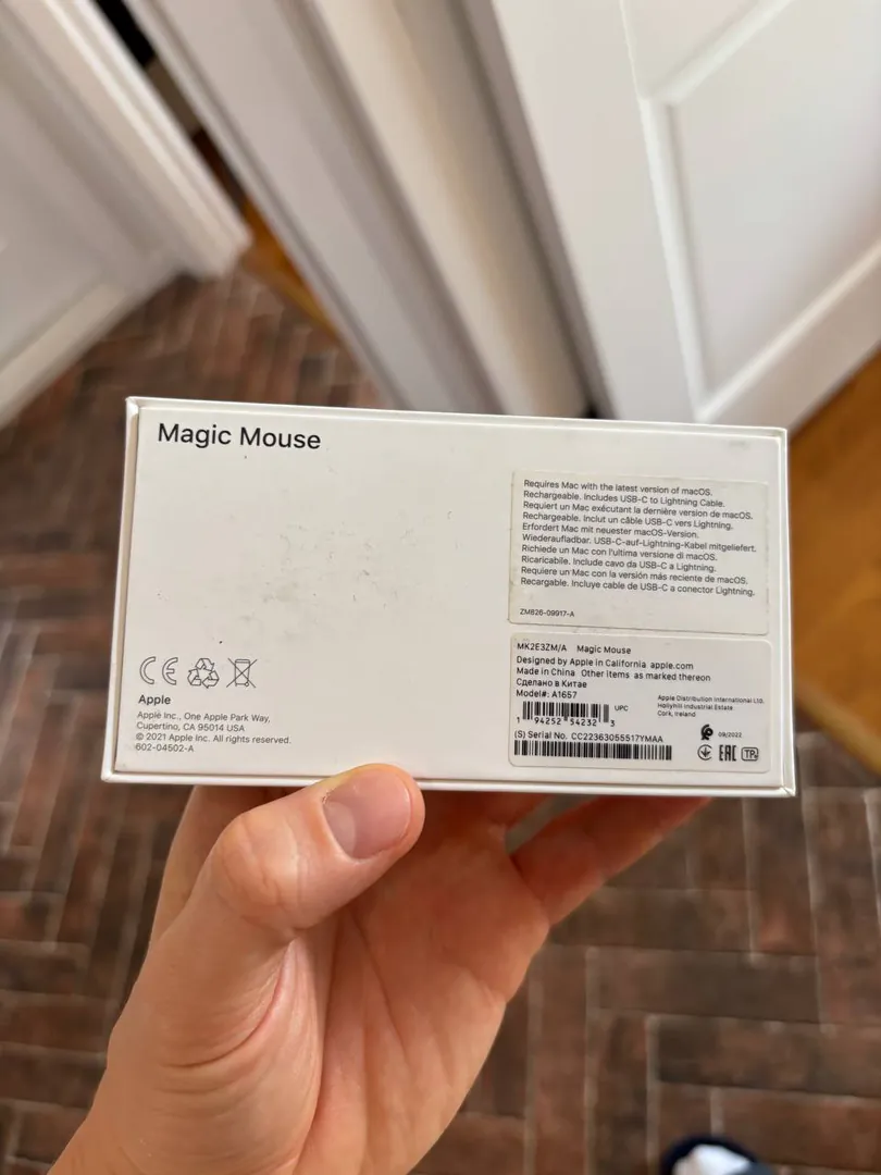 თეთრი Apple Magic Mouse — ფოტო 2