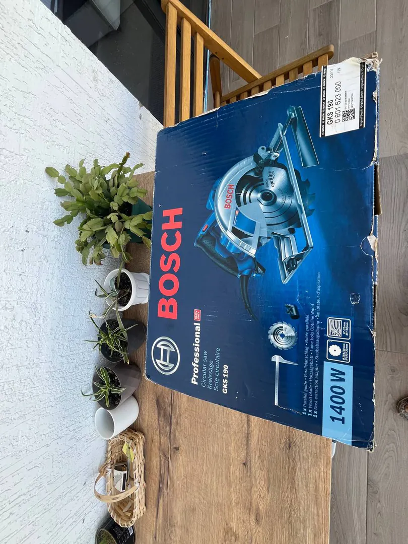 დისკური ხახუნა Bosch GKS 190 — ფოტო 1