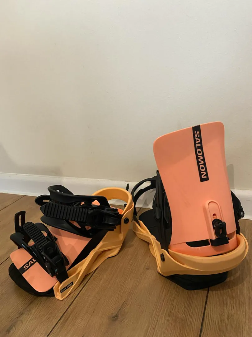 Крепления для сноуборда Salomon Rhythm Neon Orange S — фото 1
