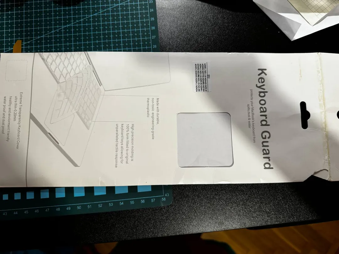 Silicone keyboard cover for MacBook — photo 2