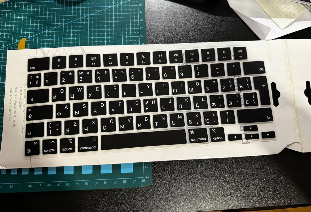Silicone keyboard cover for MacBook — photo 3