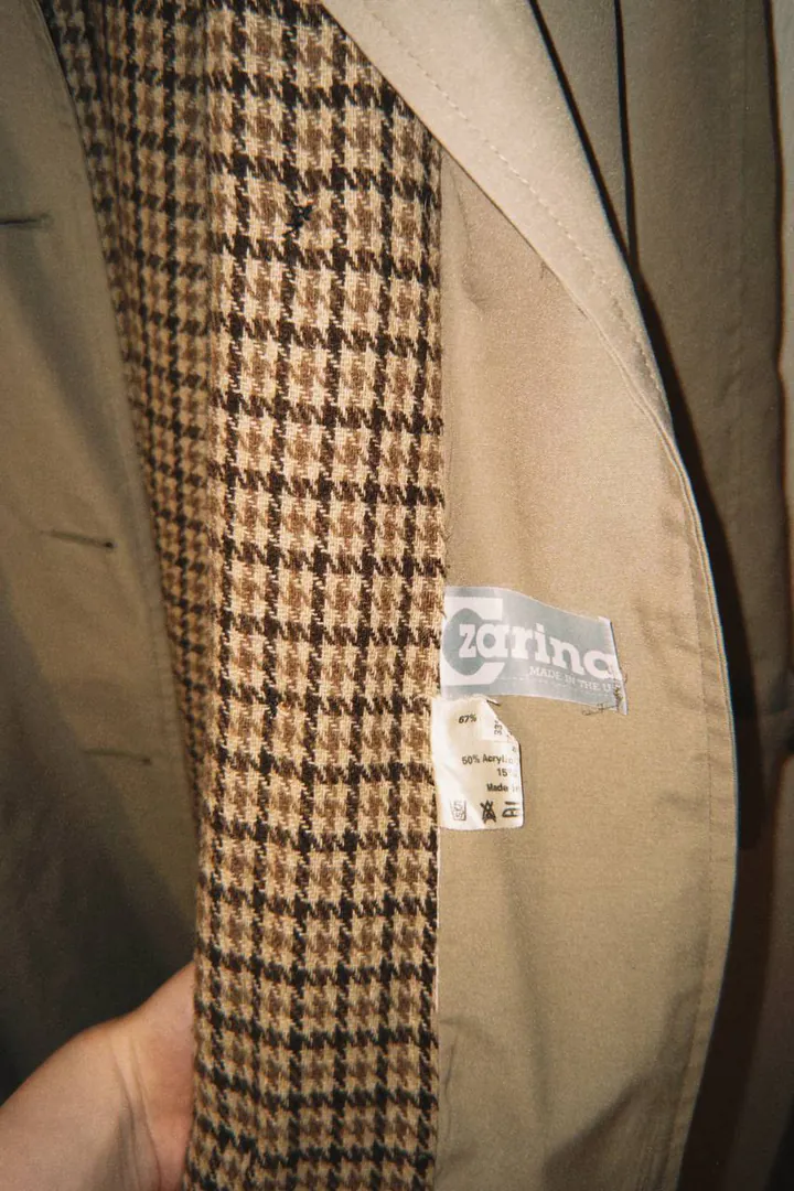 Vintage lined coat M-L — photo 3