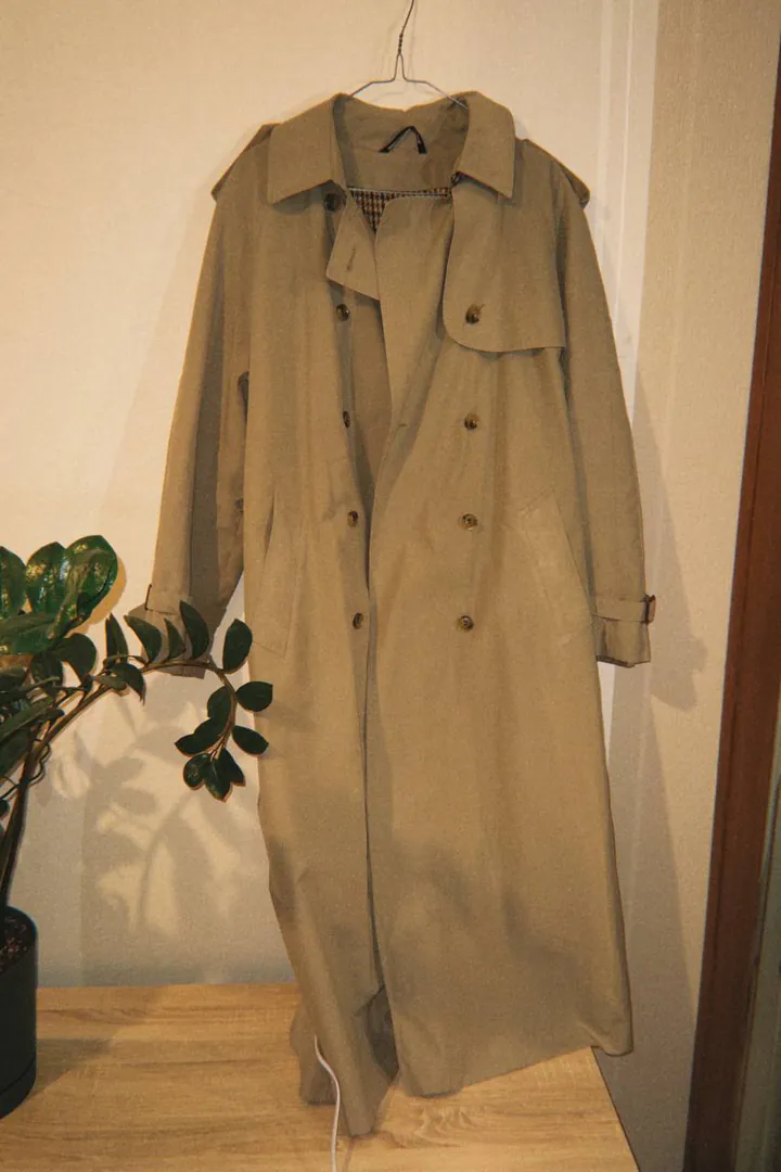 Vintage lined coat M-L — photo 5