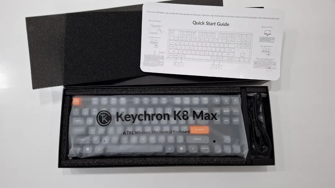 მექანიკური კლავიატურა Keychron K8 Max QMK Wireless — ფოტო 3