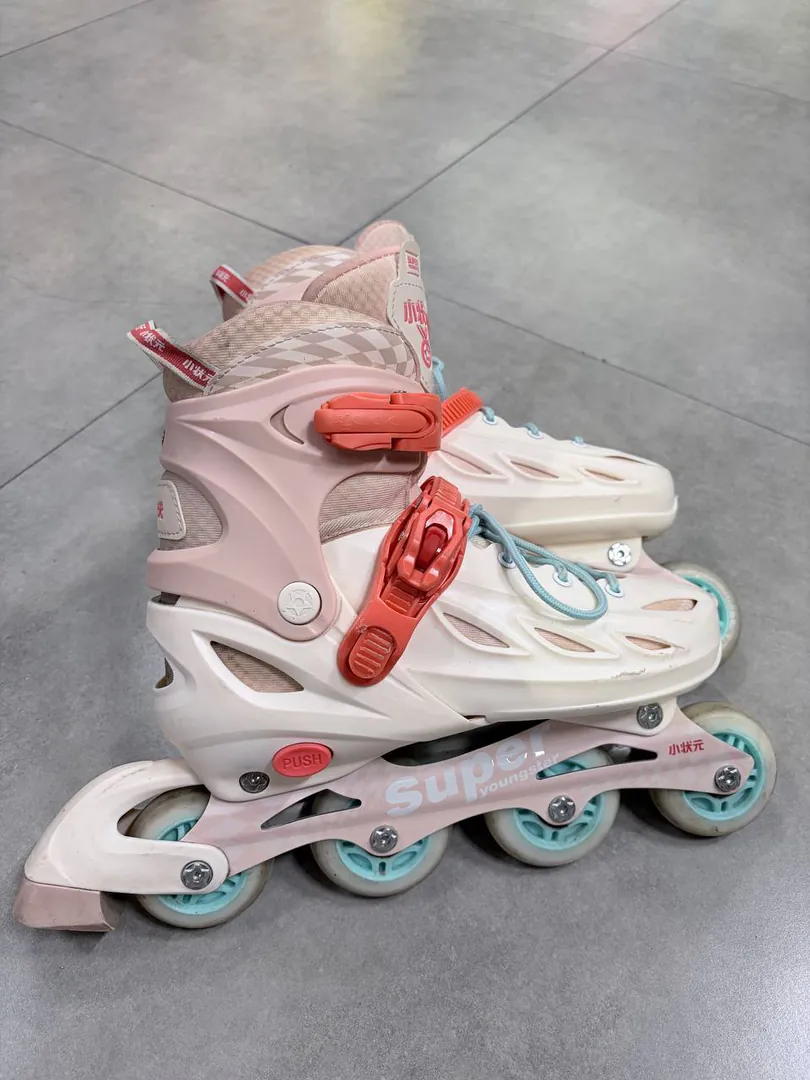 Roller skates YOUNGSTER BEIGE 39-42 with brake — photo 2