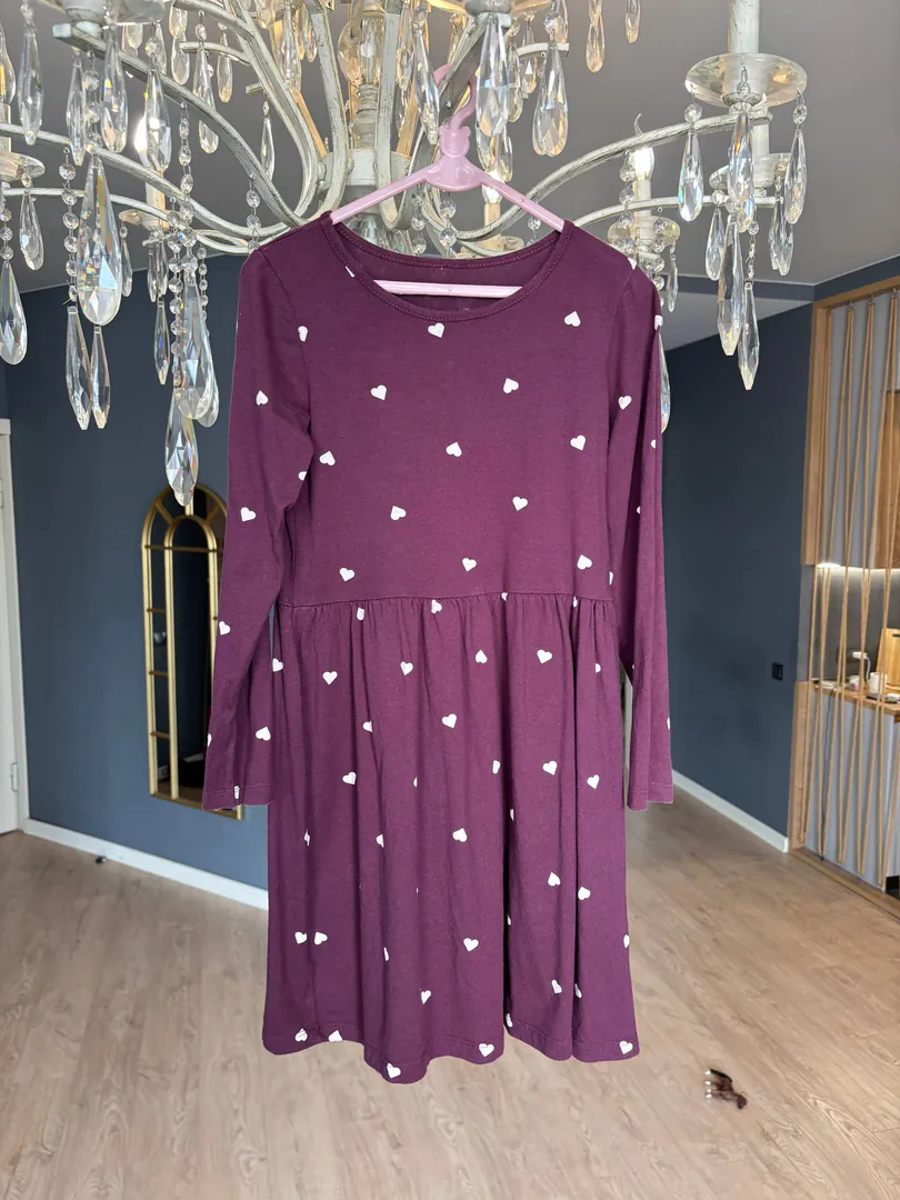 Children's dress with hearts — photo 1