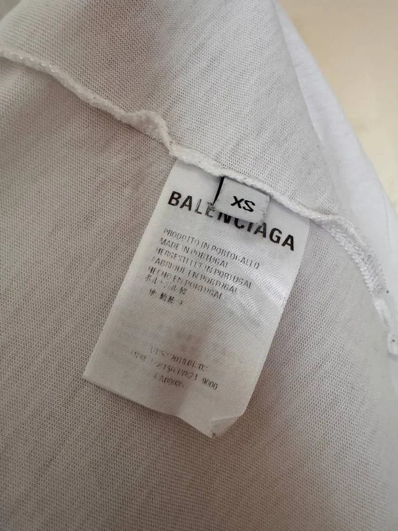Balenciaga XS თეთრი მაისური — ფოტო 1