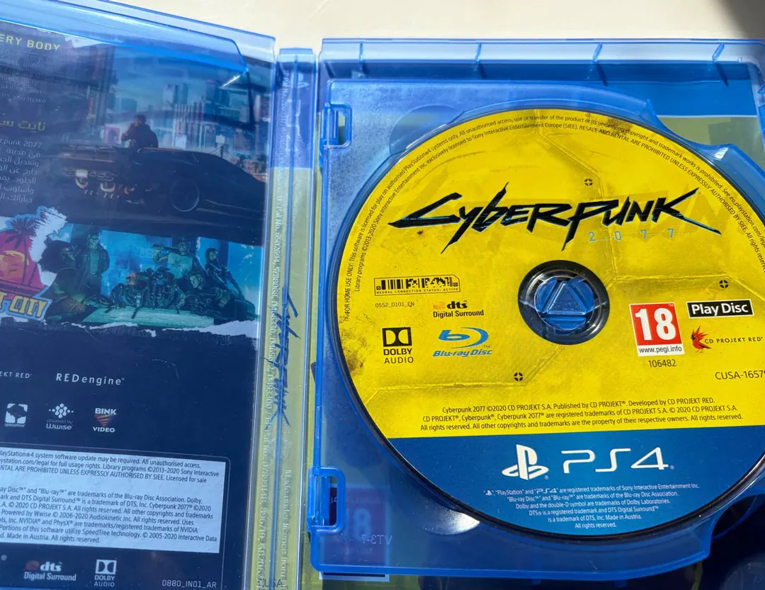 Cyberpunk 2077 game for PS4, 2 discs — photo 2