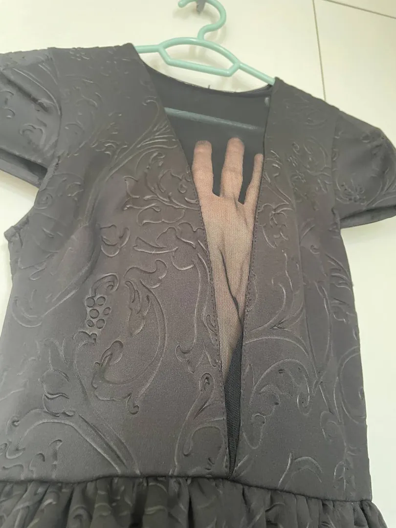 შავი კაბა Topshop ზომა EUR 36 — ფოტო 5