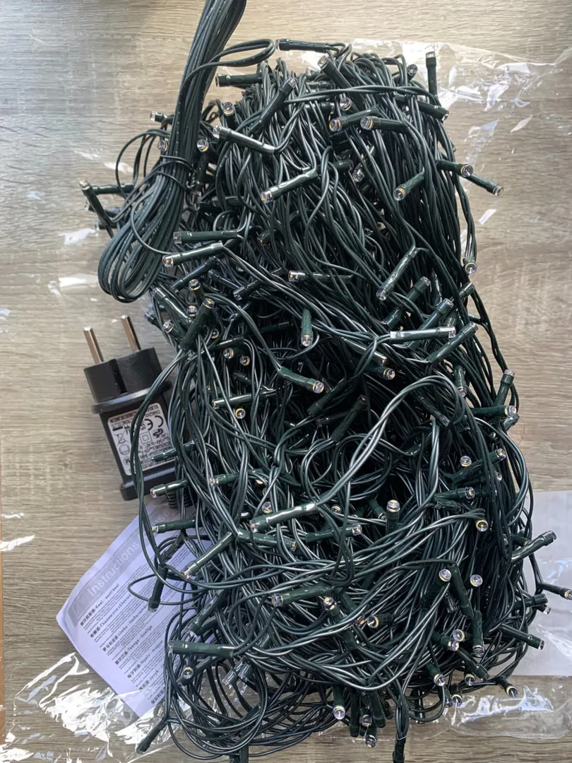 Warm light garland 52 meters — photo 2