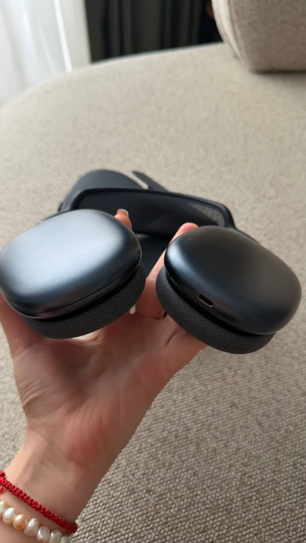 Apple AirPods Max USB-C Blue ყურსაბეჭდები — ფოტო 1