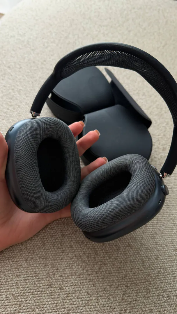 Apple AirPods Max USB-C Blue ყურსაბეჭდები — ფოტო 2