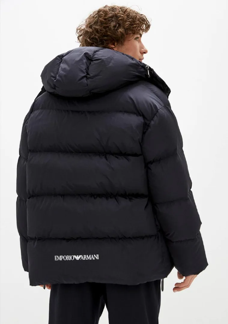 Men's Emporio Armani down jacket size 46 black — photo 4