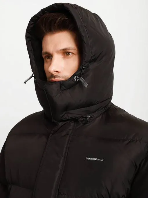 Men's Emporio Armani down jacket size 46 black — photo 6