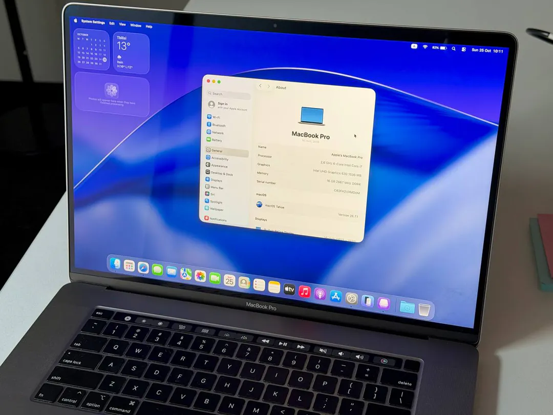 MacBook Pro 16 2019 A2141 — ფოტო 2