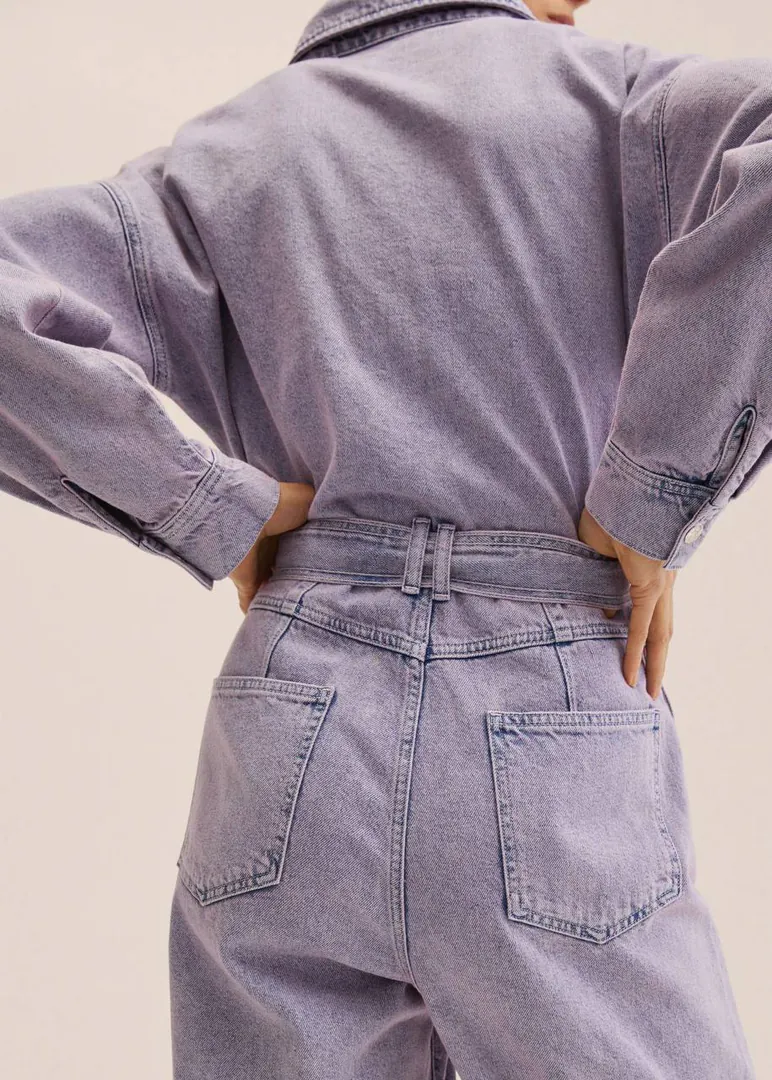 Джинсовый комбинезон Mango — фото 1