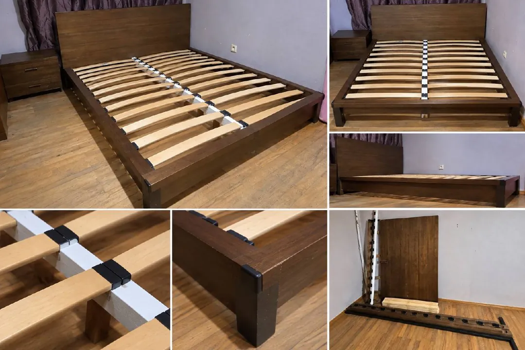 Wooden bed — photo 1