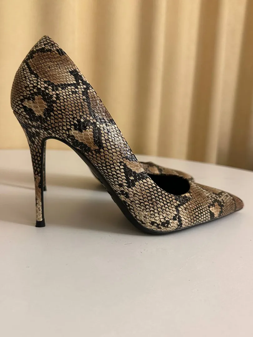 Python leather shoes size 39 — photo 1