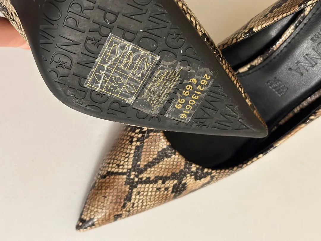 Python leather shoes size 39 — photo 2