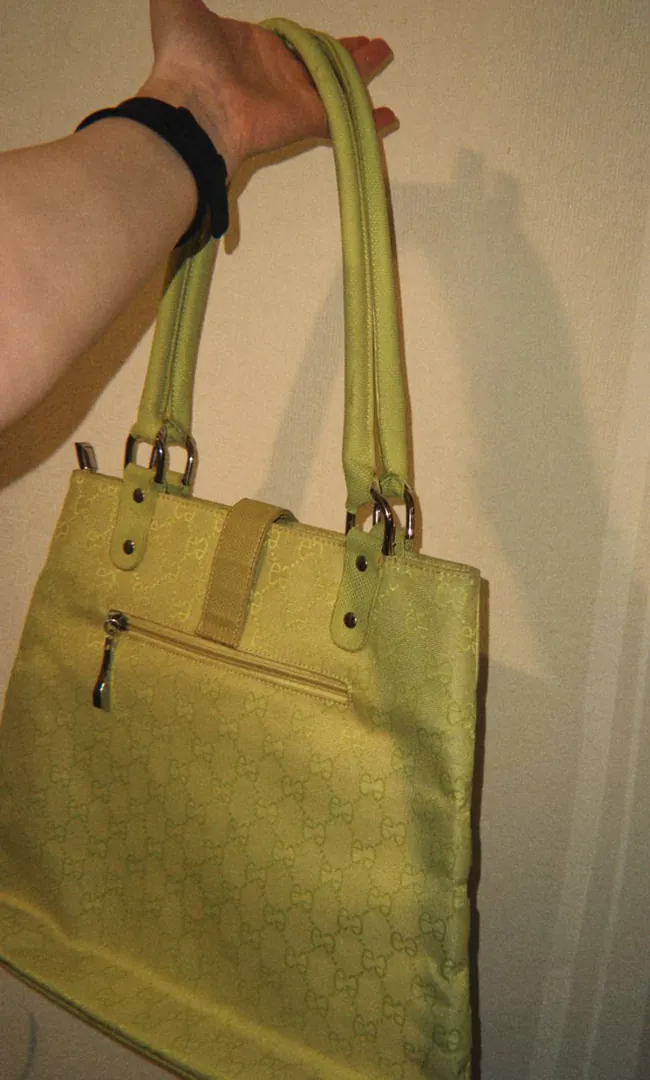 Vintage bag with long handles — photo 3