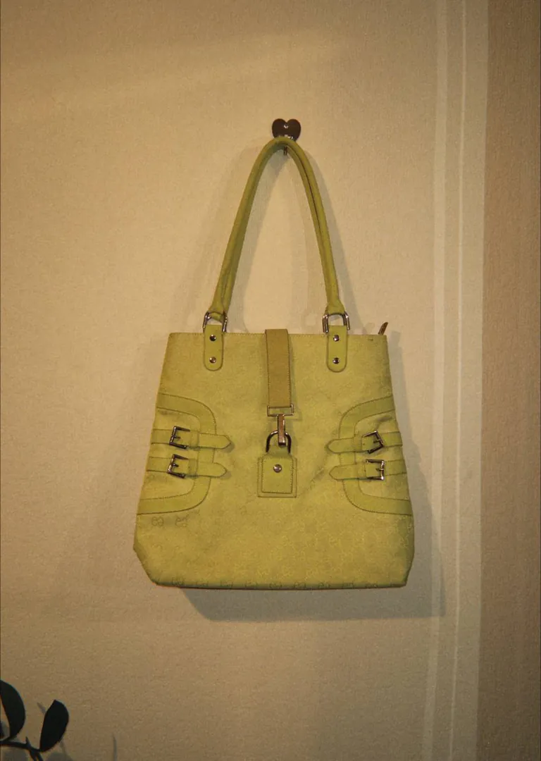 Vintage bag with long handles — photo 5