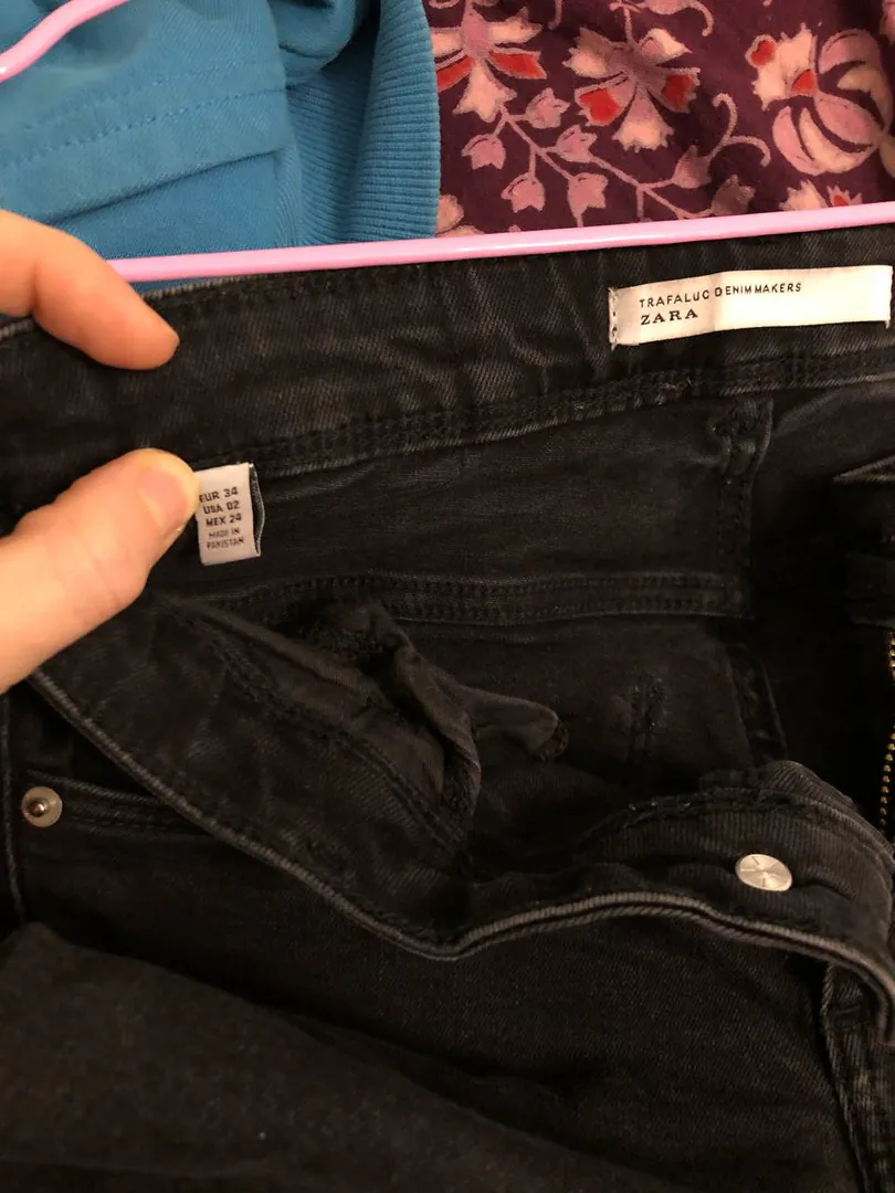 Zara black jeans 36 — photo 1