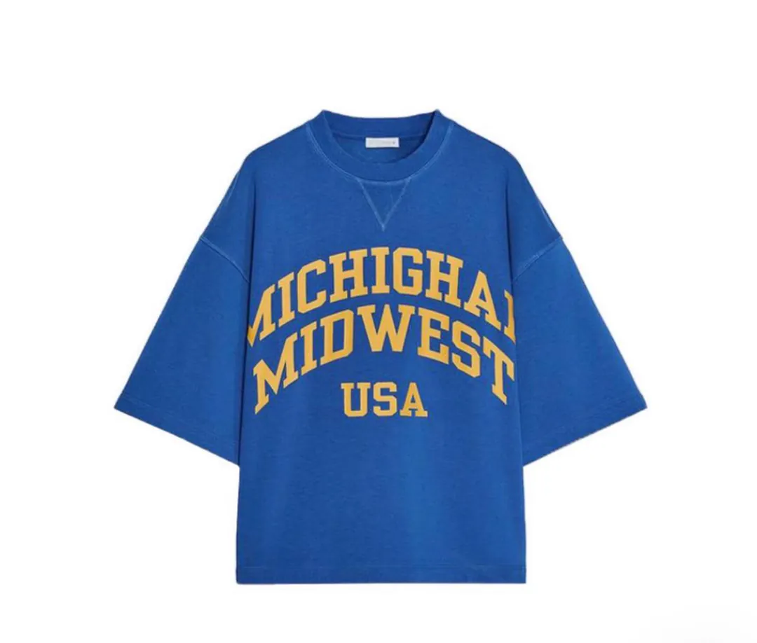 Zara blue T-shirt S-M — photo 1