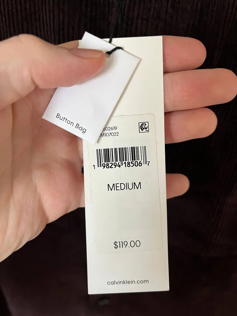 Мужская вельветовая рубашка Calvin Klein — фото 1