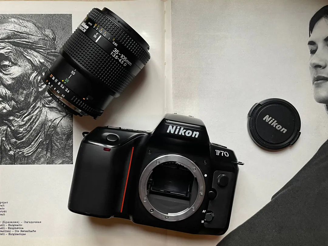 Nikon F70 camera with Zoom 35-105mm f/3.5 lens — photo 1