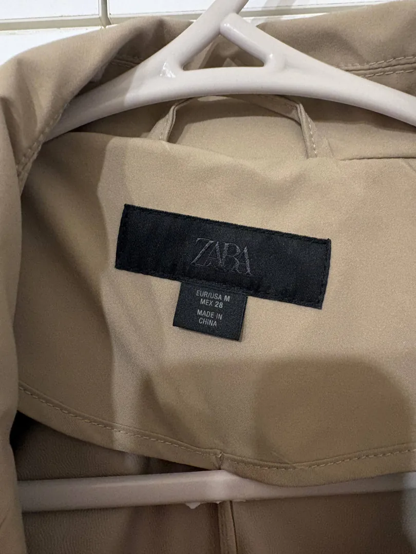 Trench Zara beige, size M — photo 2