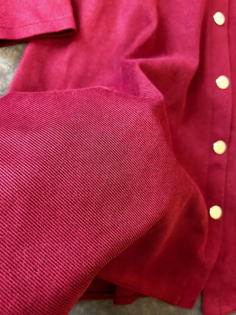 Burgundy A-line dress XS — photo 2