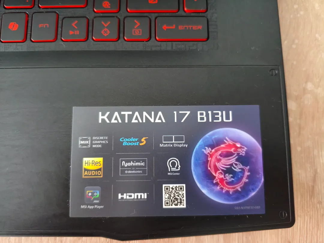Laptop 17.3" Intel Core i5-13420H RTX 3050 16 GB 512 GB — photo 4