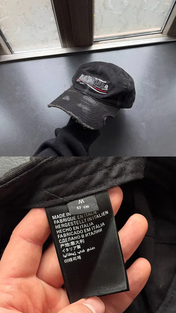 Black BALENCIAGA cap — photo 1